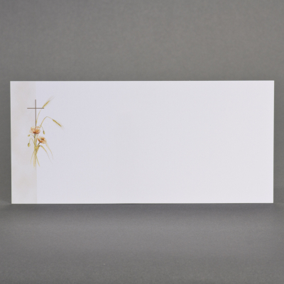 Carte religieuse coquelicots et épis de blé
 (644.090)