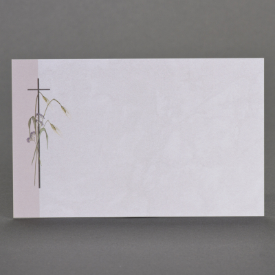 Carte religieuse 3 épis de blé et fleurs
 (670.002)