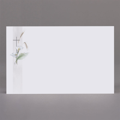 Carte religieuse épis de blé et 2 arums
 (670.033)