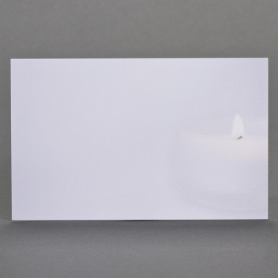 Carte civile bougie fond dégradé gris
 (670.127)