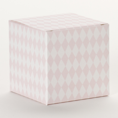 Joli cube vichy rose (715.067)