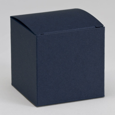 Boîte cube bleu foncé (718.039)
