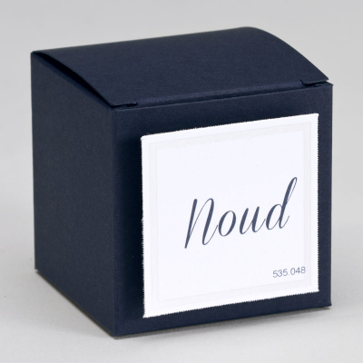 Boîte cube bleu foncé (718.039)