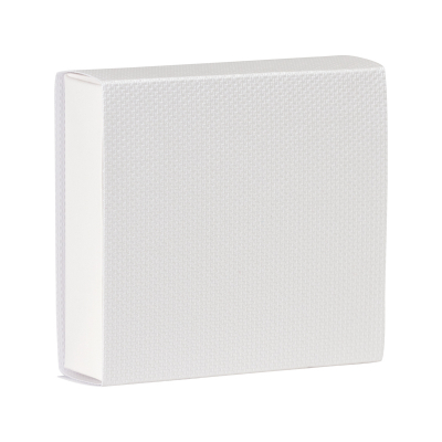 Boîte tiroir blanc striée  (723.028)