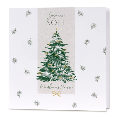 Carte de joyeux Noël entreprise intemporelle (845.117)