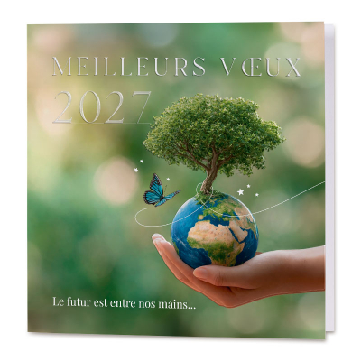 Carte de vœux société 2027 au cœur de la nature (846.144)