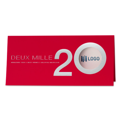 Carte rouge et argent deux mille 20 (849.030)