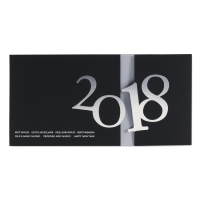 Carte nouvel an 2018 prédécoupé  (867.028)