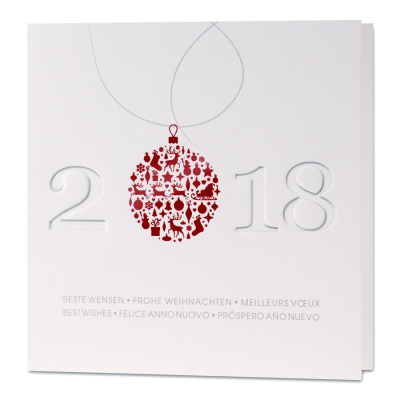Carte de vœux décoration Noël (867.114)
