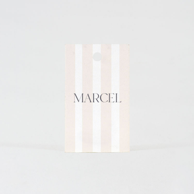 Label beige streepjees (535.036)