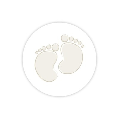 Sluitzegel beige voetjes (571.118)