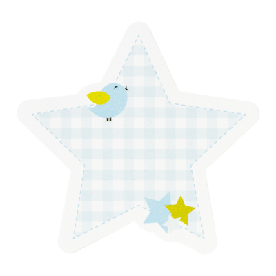 Sluitzegel blauwe ster (574.104)